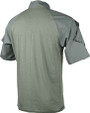 TRU-SPEC Men's Short Sleeve 1/4 Zip Combat Shirt ranger green back