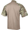 TRU-SPEC Men's Short Sleeve 1/4 Zip Combat Shirt multicam back