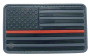 TRU-SPEC U.S. Flag Patch grey red line