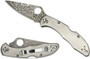 Spyderco Delica 4 Titanium Damascus Folding Knife C11TIPD 716104000852