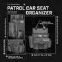 LA Police Gear Patrol Car/Truck Seat Organizer Infographic