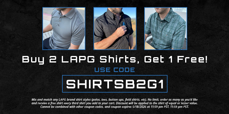 Buy 2 LAPG Shirts, Get 1 Free!