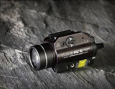 Streamlight TLR-2 HL G Rail Mounted WeaponLight with Green Laser