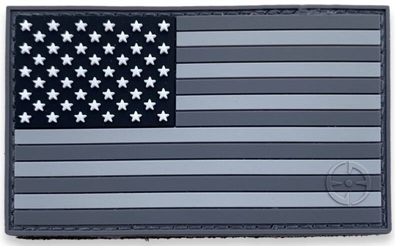 US Flag Patch Desert