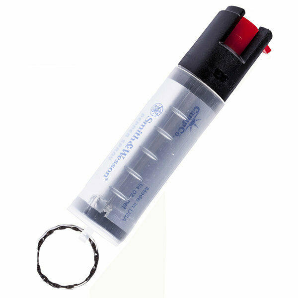 Smith & Wesson SWP1301 Pepper Spray – 4 7/8” Overall, 10-Foot Range