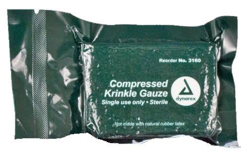 Elite First Aid Compressed Gauze Bandages 4.5in x 4yds