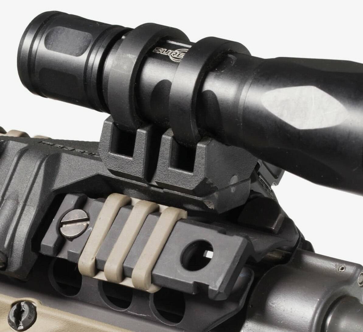 Magpul Gun Light Mount V-Block and Rings
