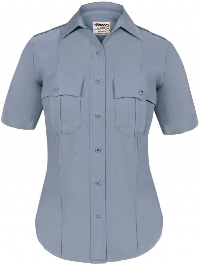 【DISCERNMENT】Two Pocket Edition Short Sleeve Shirt silver_heather_two_pock_emblem