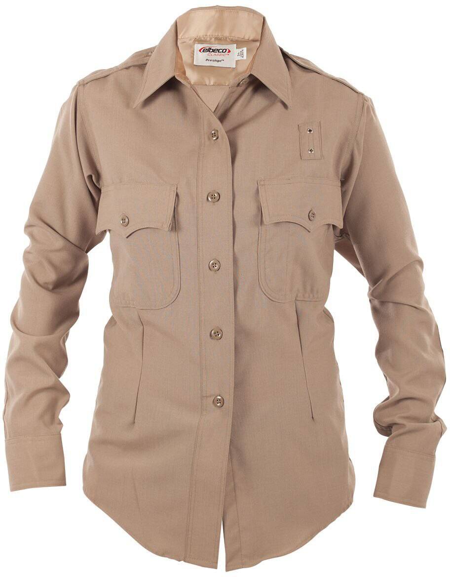 トップス RESISTED YARN DYED WOOL GABARDINE SHIRT Wool Gabardine Shirt Brown – Bryceland's