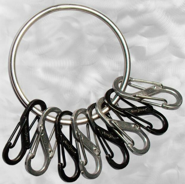 NITE IZE BIGRING ビッグリングスチール　17個 Nite Ize BigRing Steel S-Biner