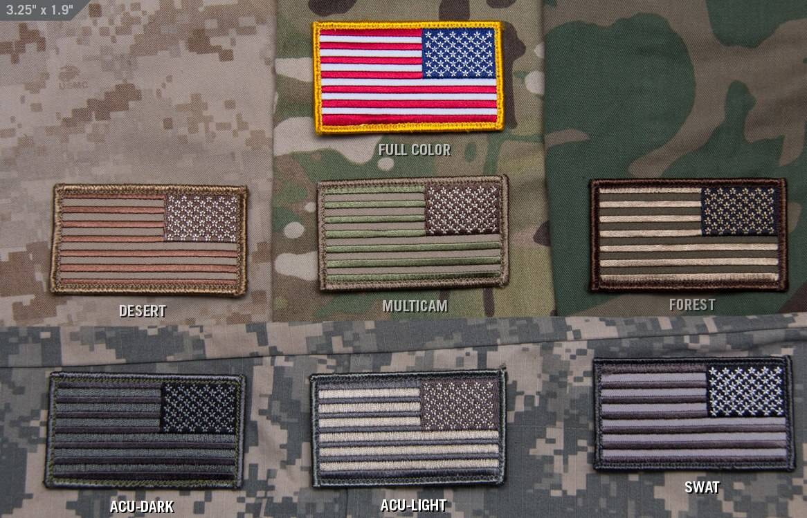 Mil-Spec Monkey American Flag Patch (Reversed)