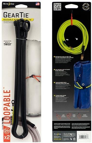 Nite Ize Gear Tie Loopable Twist Tie 24 in. - 2 Pack