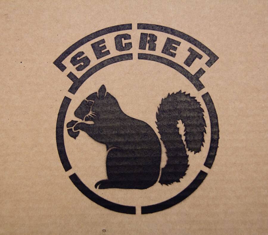 Mil-Spec Monkey Secret Squirrel Stencil
