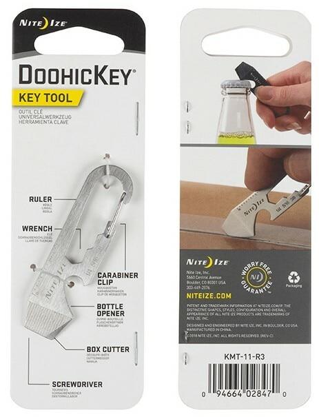 くっつきてれつ KEY TO LIT Nite Ize DoohicKey Stainless Key Tool