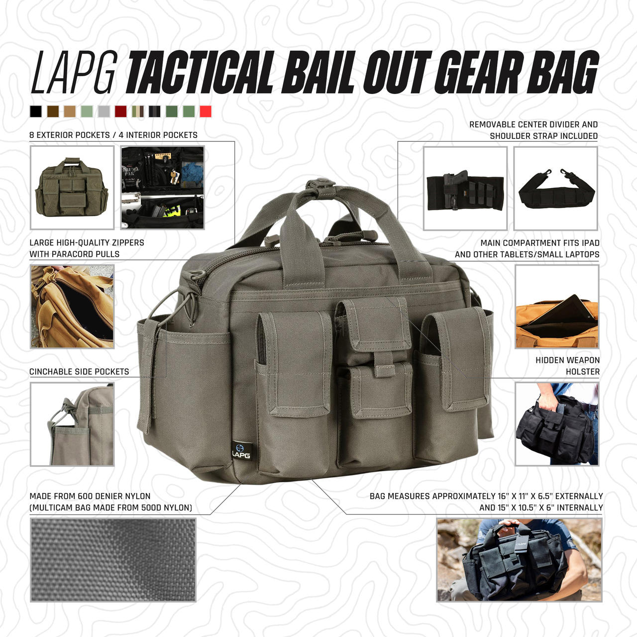 Tactical Bug Out Bag | Great Gear, Low Prices | LAPG
