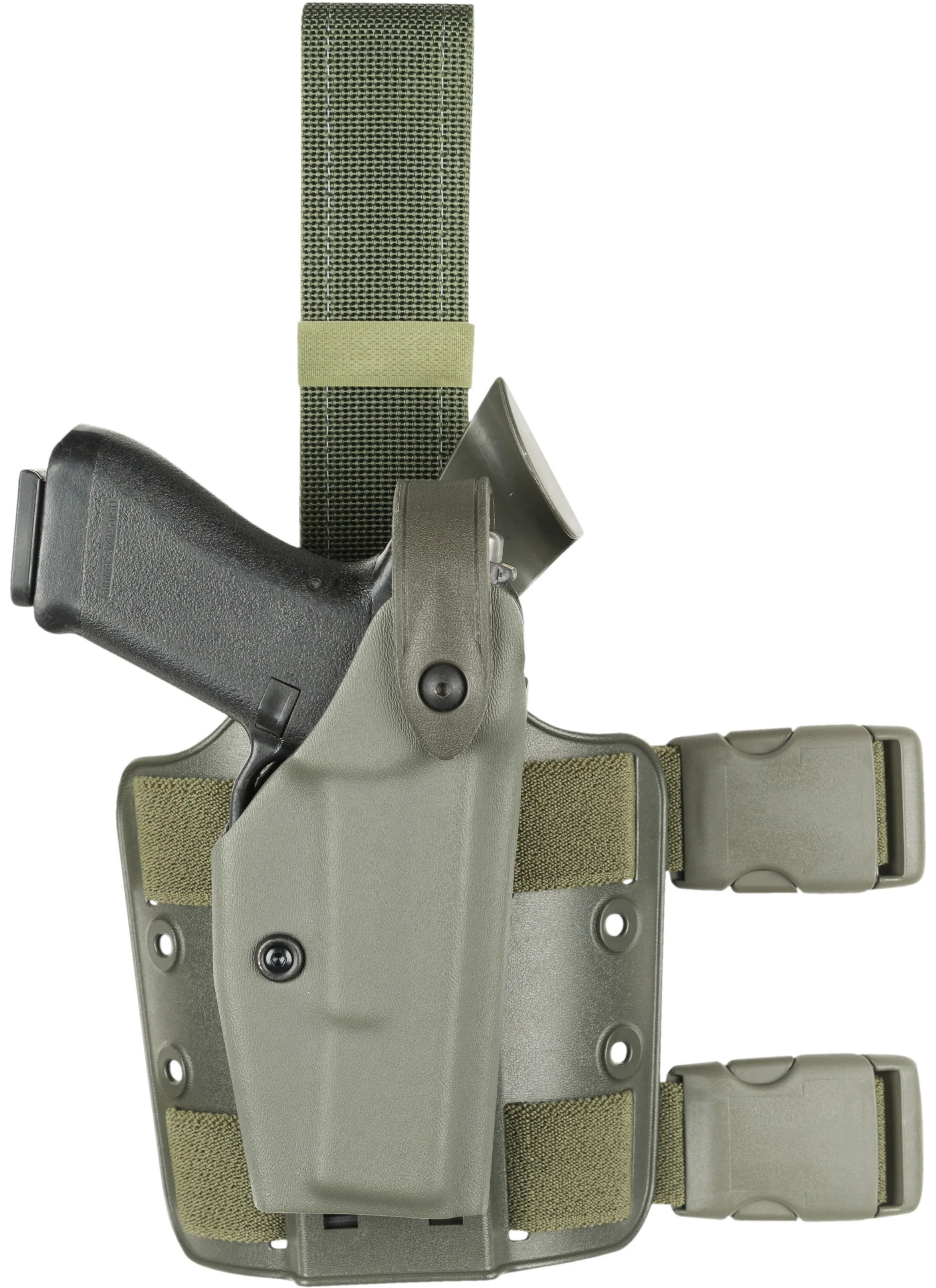SAFARILAND オリーブグリーン ホルスター 6004-77 SIG Safariland 6004 SLS Tactical Holster - 6004-1373-562 | LA Police Gear