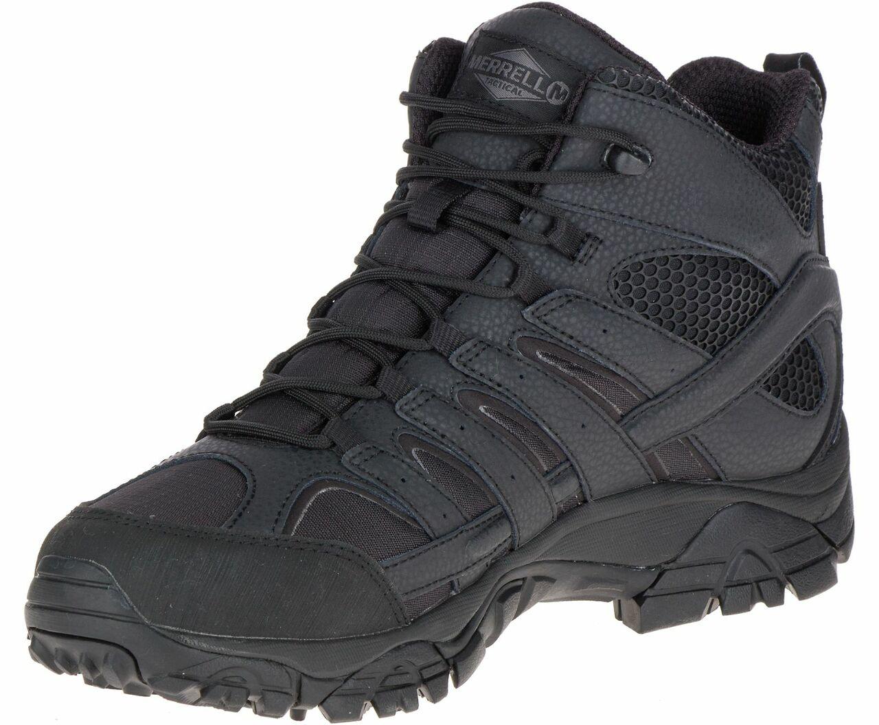 Merrell Moab 2 Mid Tactical Waterproof Boot Black