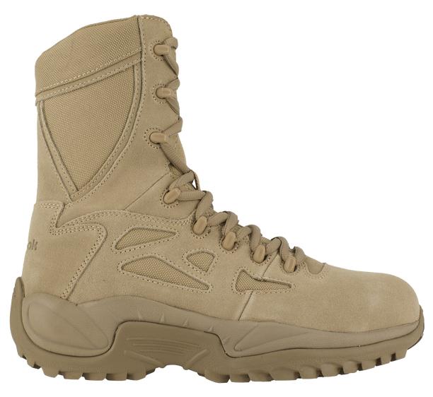 Reebok RB894 Women's Side Zip Desert Tactical Boots with Safety Toe