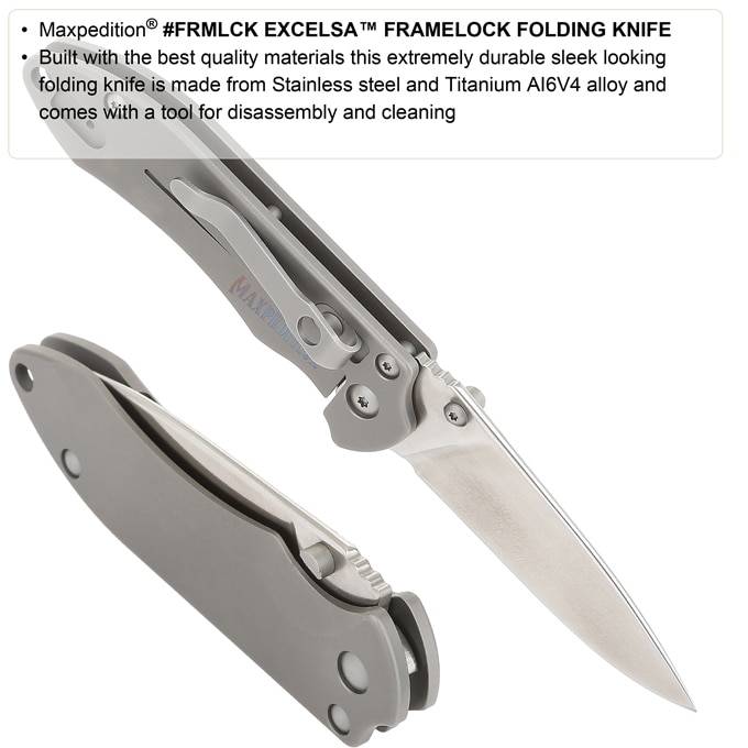 Maxpedition EXCELSA Framelock Folding Knife FRMLCK