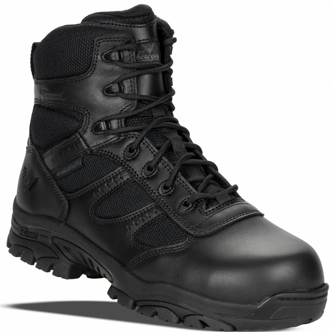 Thorogood Deuce Black Leather Composite 6\ display picture 1
