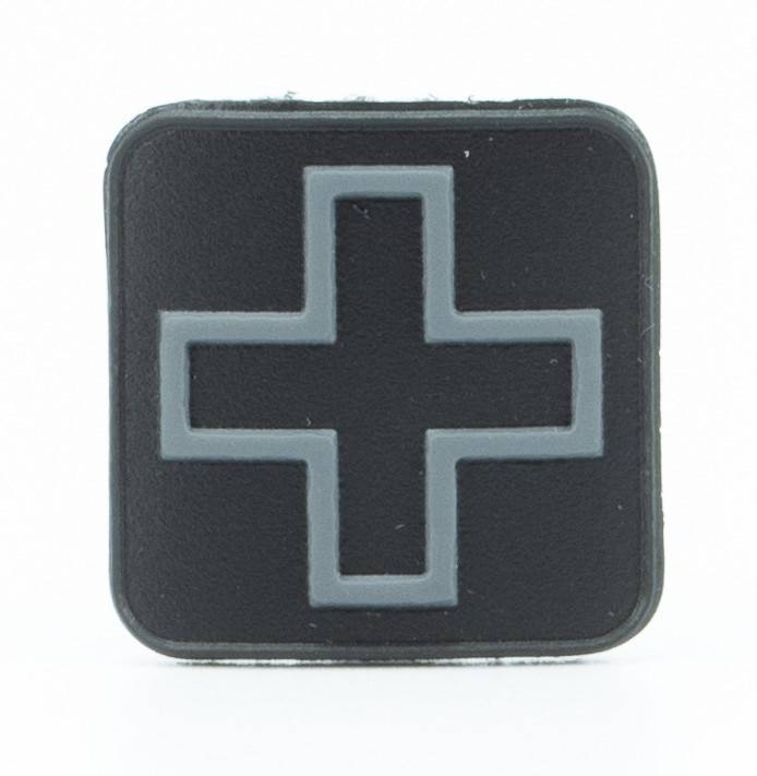 Eleven 10 - 1 PVC Cross Patches Black/Gray