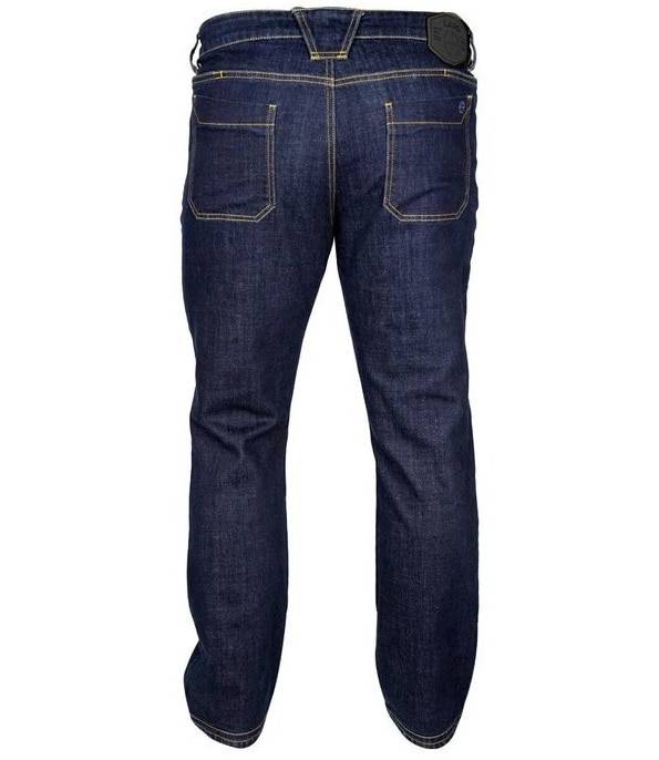 BOSS - Slim-fit jeans in coal-navy Italian denim