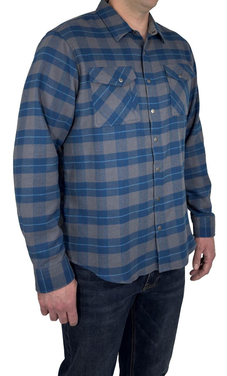 LA Police Gear Atlas Long Sleeve Tactical CCW Flannel Shirt