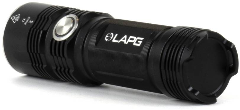 LA Police Gear LAPG F2 - Linterna táctica de salida múltiple de 700  lúmenes, linterna LED compacta, linterna recargable USB
