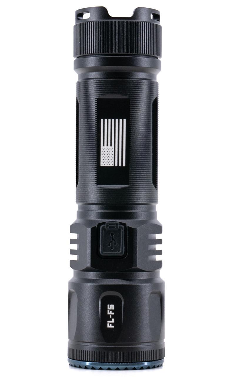 LA Police Gear F5 5,000 Lumen Flashlight with Power Bank Function