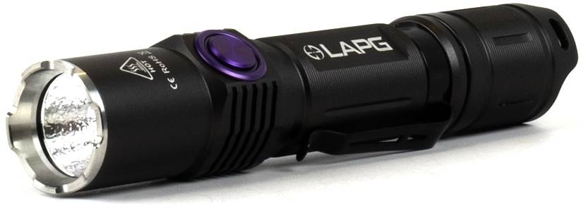 LA Police Gear F6 1,092 MW UV LED Flashlight w/ Power Bank