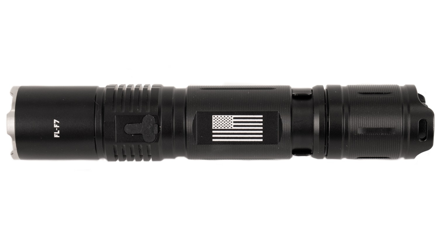 LA Police Gear F7 1,500 Lumen Flashlight W/ Recharge USB-C Port