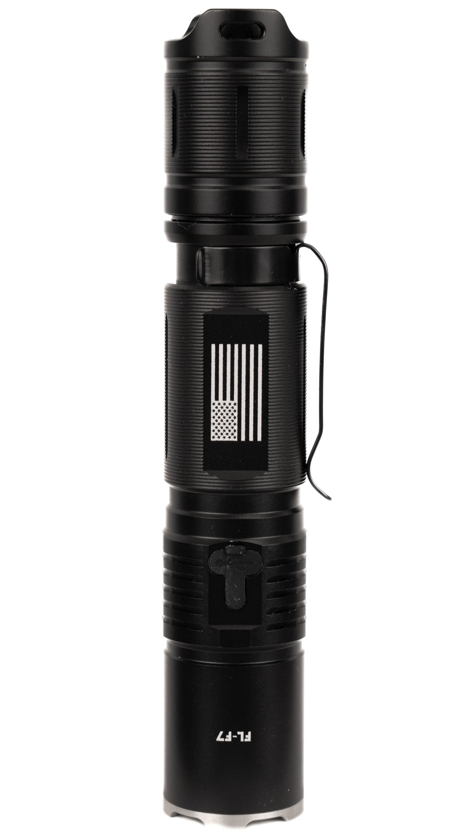LA Police Gear F7 1,500 Lumen Flashlight W/ Recharge USB-C Port