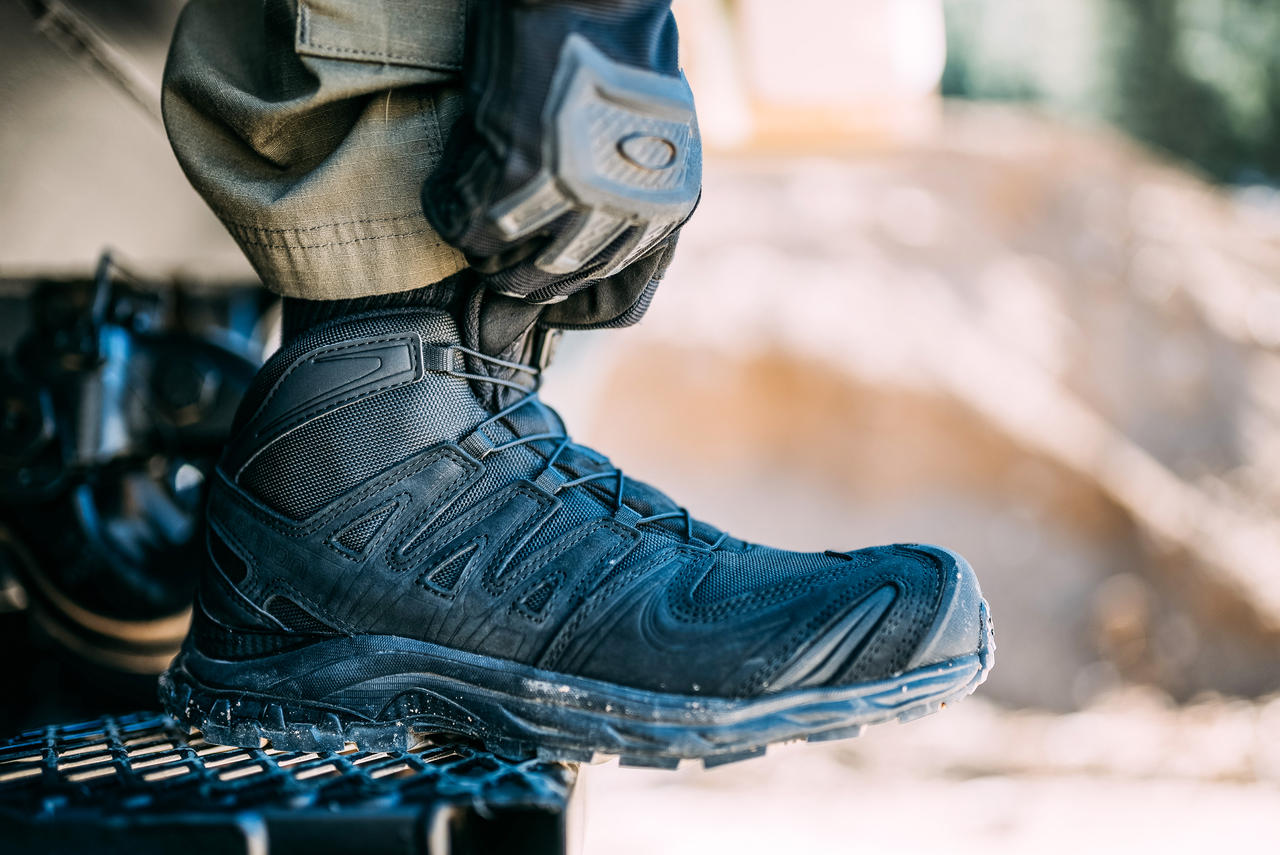 Salomon Black XA Forces MID EN Men's Tactical Hiking Boot