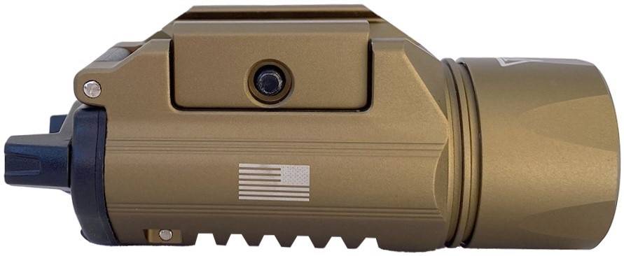 LA Police Gear FDE SlideRail® XWL Tactical Strobe WeaponLight