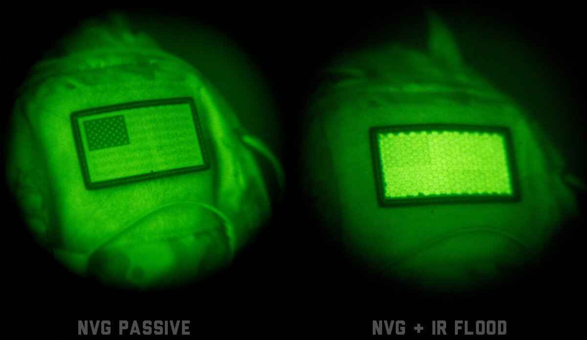 MSM IR Sealed US Flag Patch  左右set