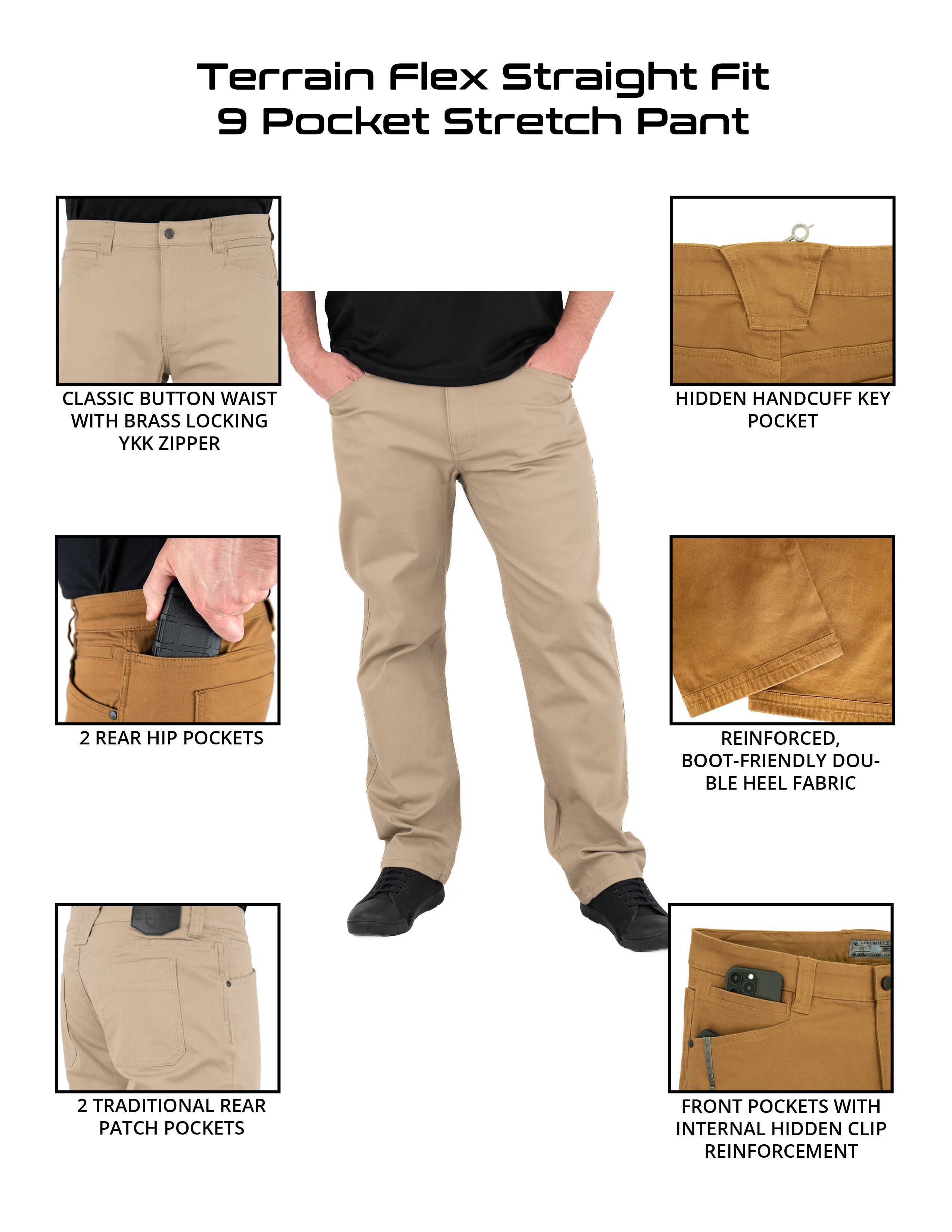 Flex Pants - Straight Fit | Terrain Flex Series | LAPG