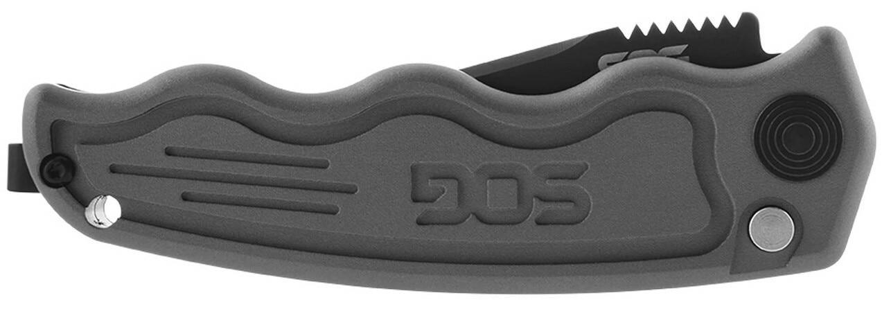 SOG-TAC California Special Auto Knife - Battleship Grey