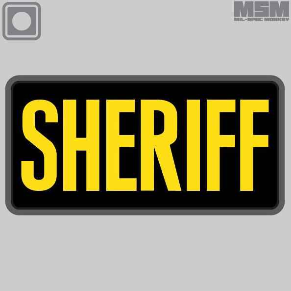 SHERIFF 6x3 PVC Patch
