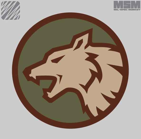 「WOLF’S」/「HEAD」 Geometric Wolf Head Iron-On Patch | Hobby Lobby | 1784461