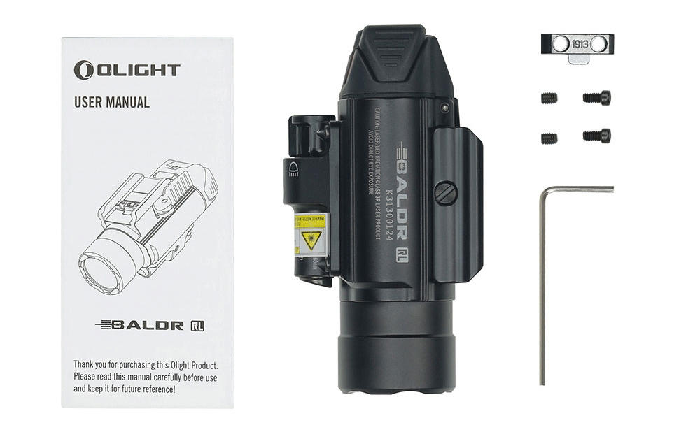 OLIGHT Baldr PRO レーザー&LEDライト Amazon.com: OLIGHT Baldr Pro 1350 Lumens Tactical