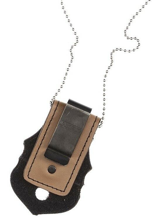 Aker Badge Holder Aker Leather 590 Clip-On Federal Badge Holder