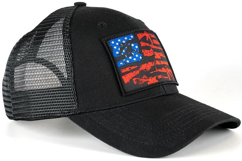 LA Police Gear Woven Gun Adjustable Flag Hat