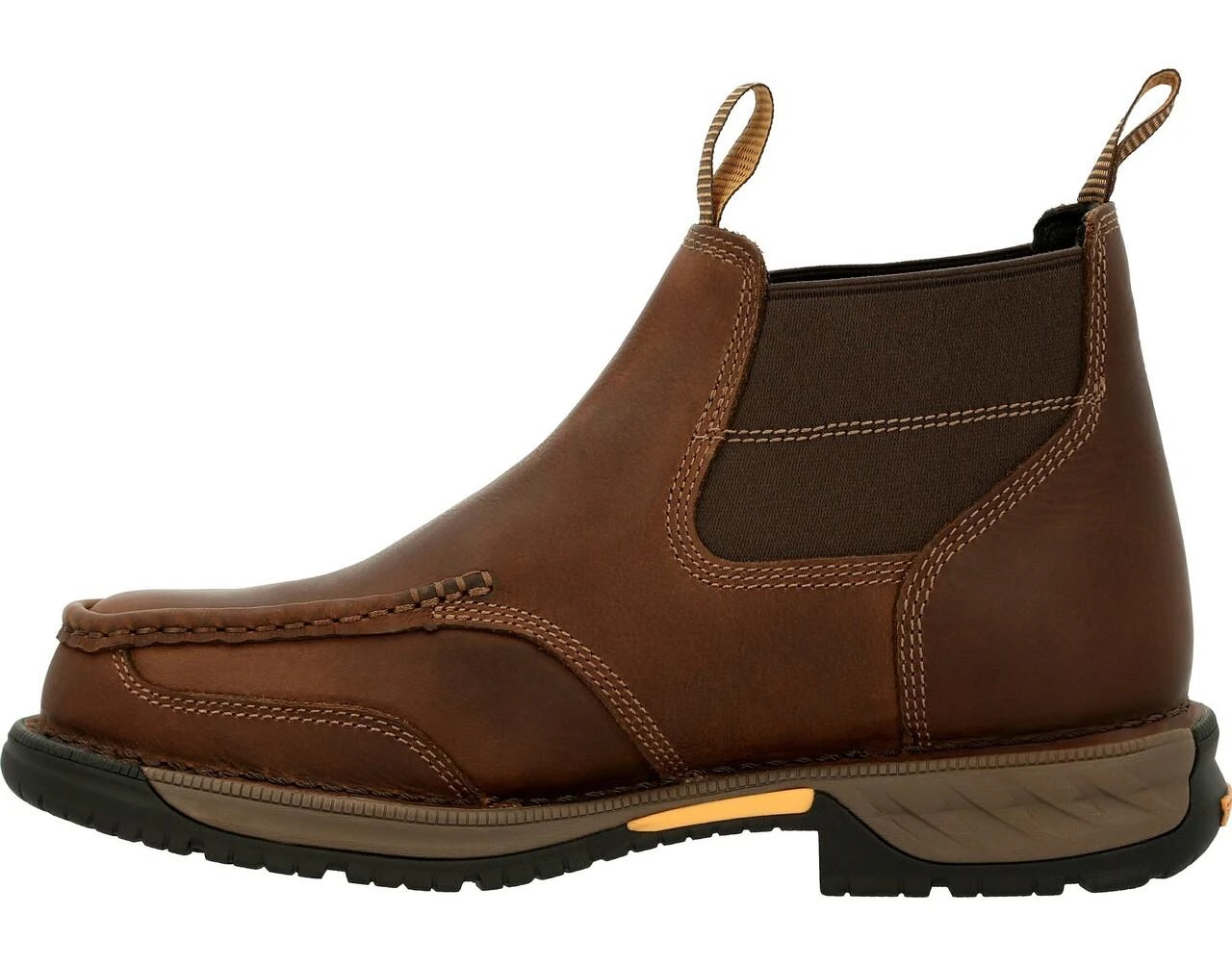 Georgia Boot Men\'s Brown Leather Slip-On Boots New Men main image 3