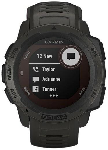Garmin Instinct Solar Graphite GPS Smartwatch