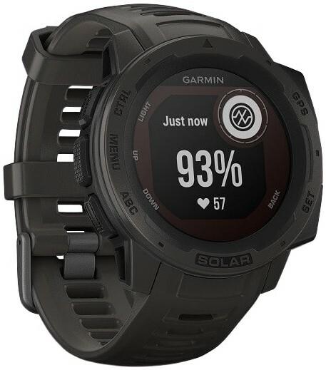 Garmin Instinct Solar Graphite GPS Smartwatch