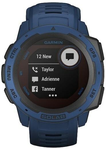 時計 GARMIN INSTINCT Tide Black/Blue GARMIN INSTINCT Tide Black/Blue