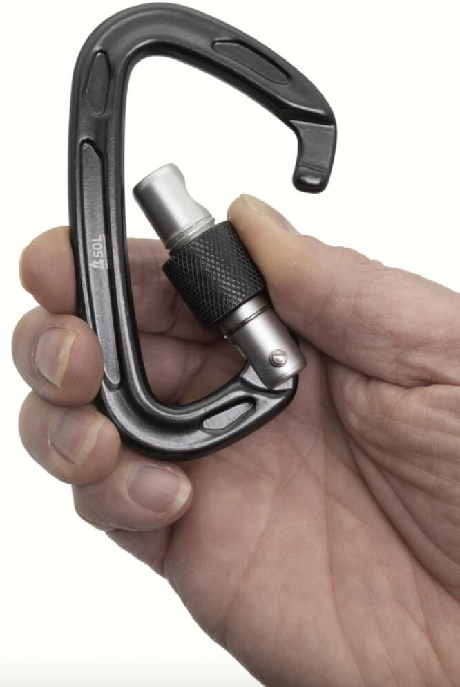 Adventure Medical Kits SOL Locking Utility Carabiner - Thumbnail 3