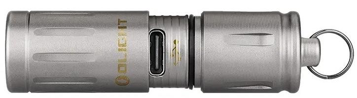 Olight iXV Ti Small Rechargeable EDC Titanium CSP LED Flashlight