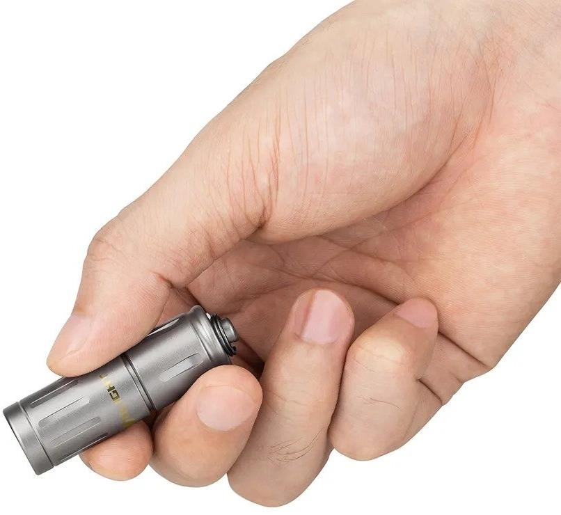 Olight iXV Ti Small Rechargeable EDC Titanium CSP LED Flashlight