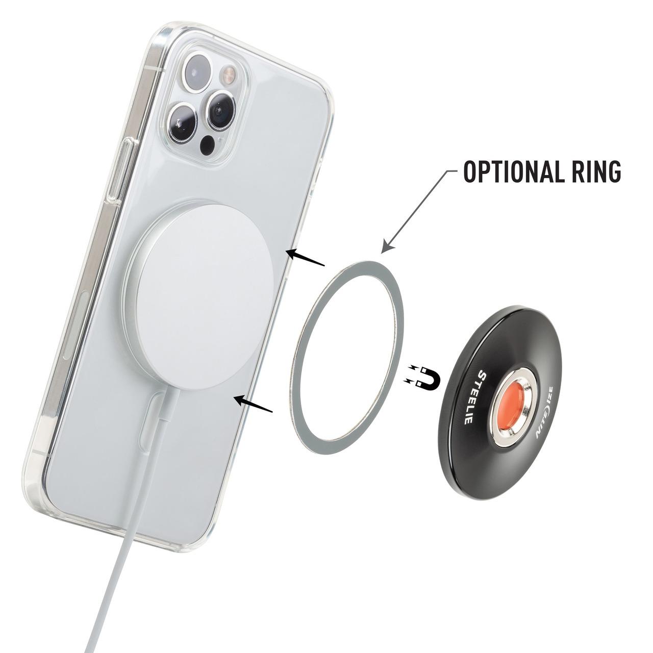 Nite Ize Steelie Orbiter Magsafe Compatible Plus Vent Kit